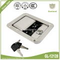 GL-12128 Aluminium Toolbox Paddle Lock Schloss mit Schlüsseln